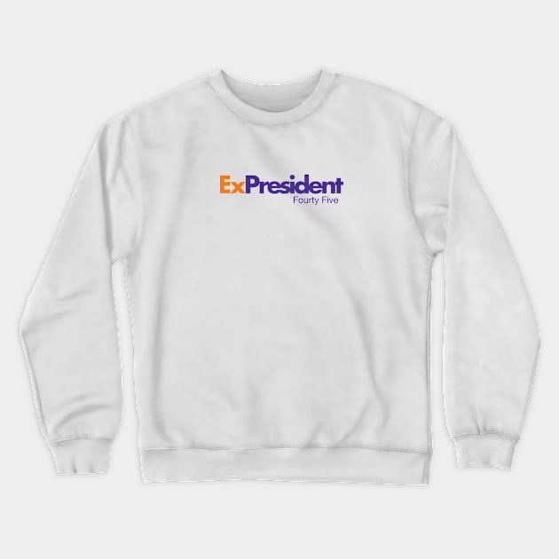 ex president 45 Crewneck Sweatshirt by jonah block